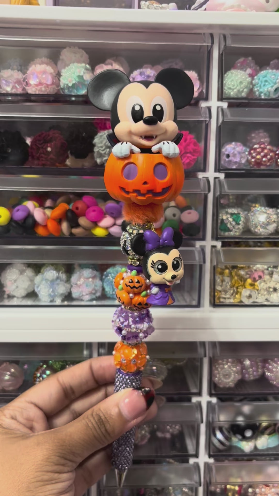 Pumpkin Mickey w/ Minnie